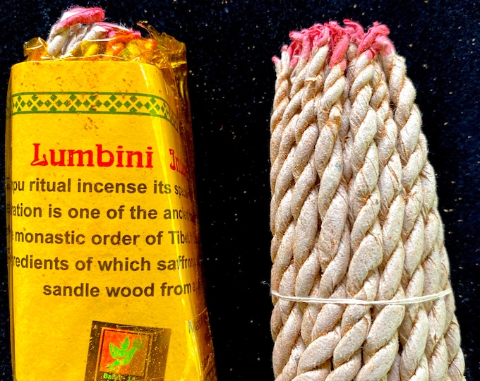 Lumbini Tibetan Rope Incense 25 Ropes 3.5 Inches Etsy