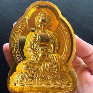 Buddha Shakyamuni Tsa Tsa Mold | Metal Alloy | Approx 3 1/2 Inches High