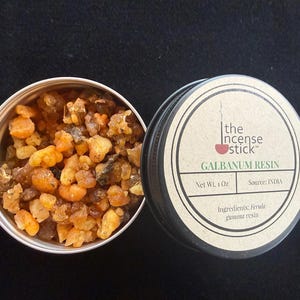 Galbanum Gum | 1 ounce | Natural Tree Resin | 100% Natural | Ferula gumosa | India