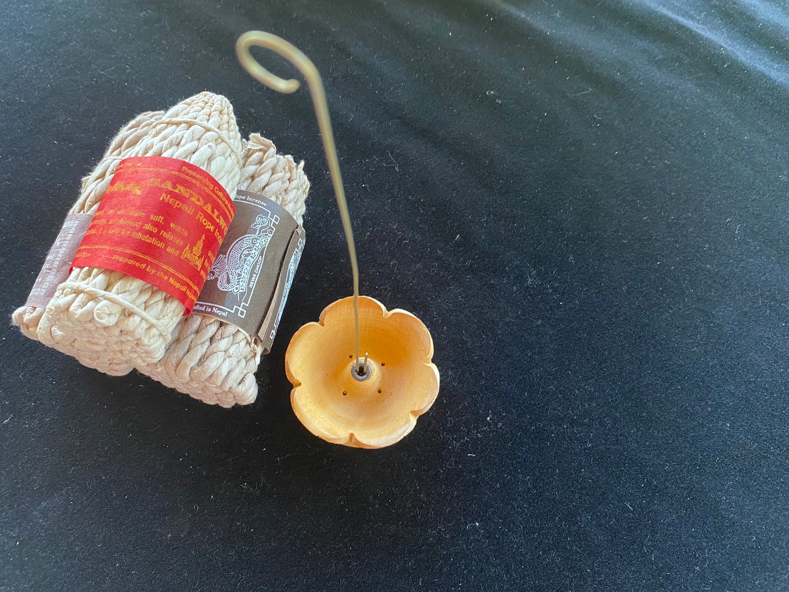 Handmade Rope Incense Holder Assorted Styles 1 wooden Etsy