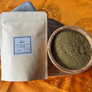 Himalayan Juniper Powder| 3 oz | Nepal | Juniperus sp. | Incense Base |