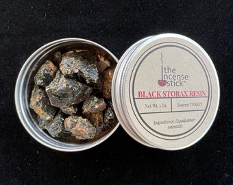 Black Storax Resin  | 1 ounce | Natural Tree Resin | Turkey | Liquidambar orientalis