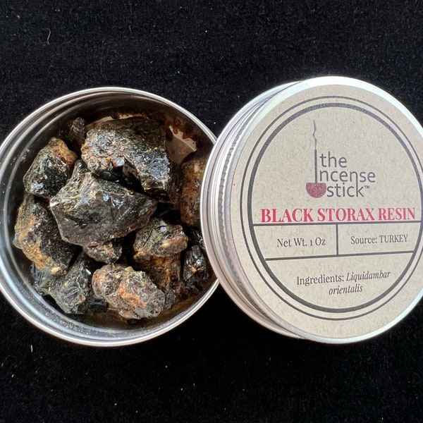 Black Storax Resin  | 1 ounce | Natural Tree Resin | Turkey | Liquidambar orientalis