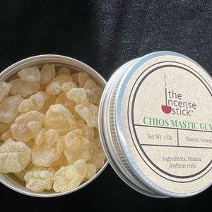 Chios Mastic Gum | 1 ounce | Natural Tree Resin | Greece