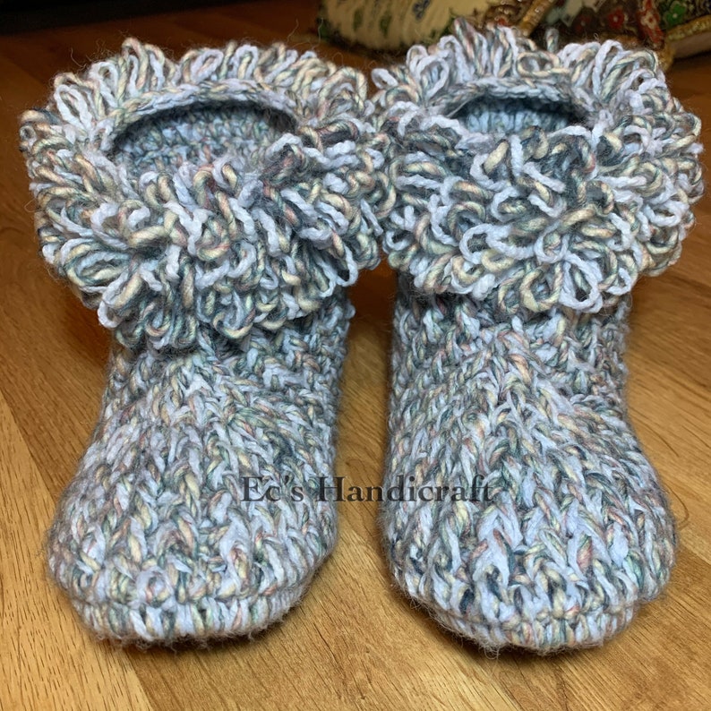 FREE EXSPRESS SHIPPING Women/'s slippers knitted with woolen thread