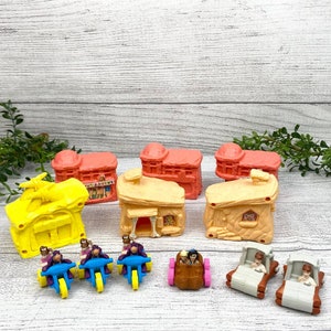 VINTAGE 1980&#39;s McDonalds Flintstones Happy Meal Toys