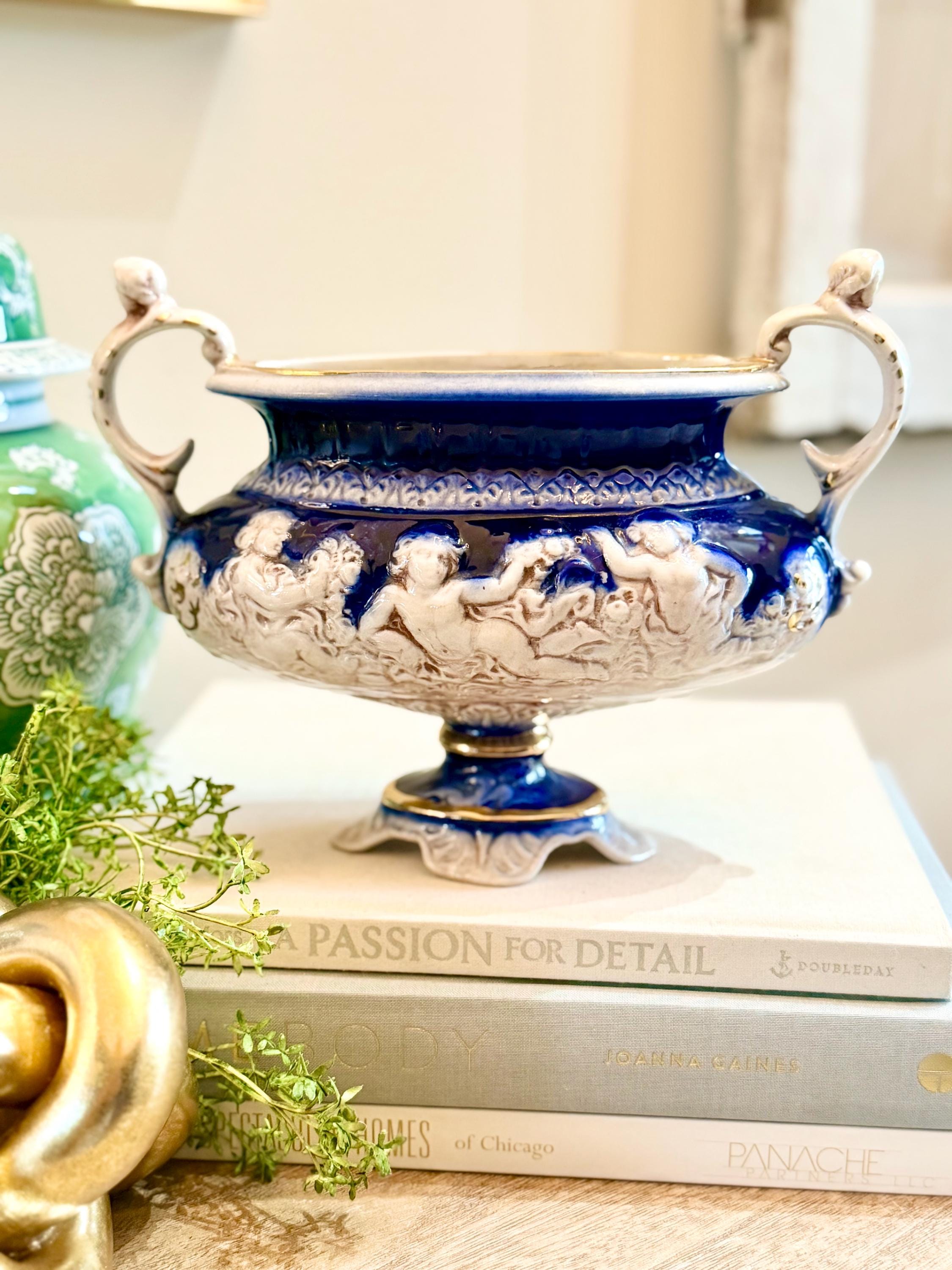 Vintage Italian Made Porcelain Vases - Etsy