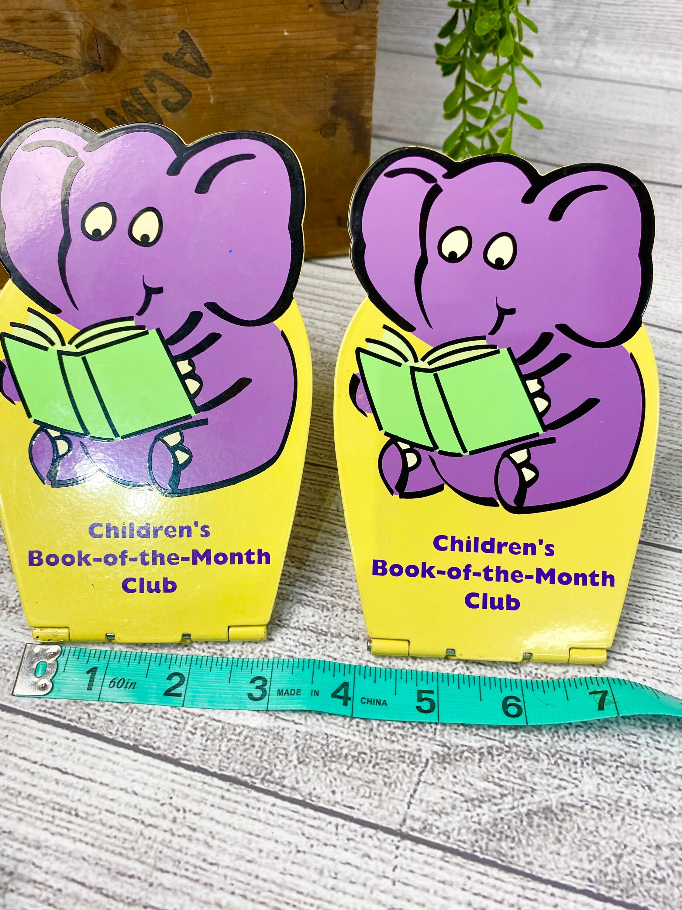 Vintage Childrens Book Of The Month Club Bookends Etsy.de