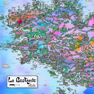 Affiche La Bretagne - Edition limitée (numérotée et signée)