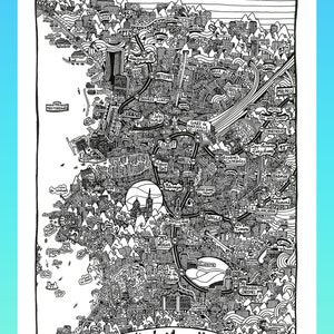 Métro de Marseille - Version N&B