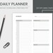 7 Day Planner Printable, Daily to Do List, Daily Schedule, Instant ...