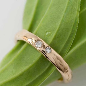 Organic Ring with Diamonds