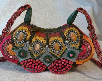 Mary Frances Coconut Grove Mini Beaded Hand Bag Palm Tree - Etsy