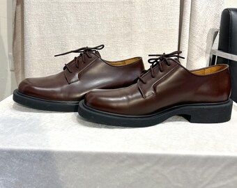 Men\'s Vintage Brown Leather Lace Up Oxford Dress Shoes Size 11.5 By Kenneth Cole Men main image 3