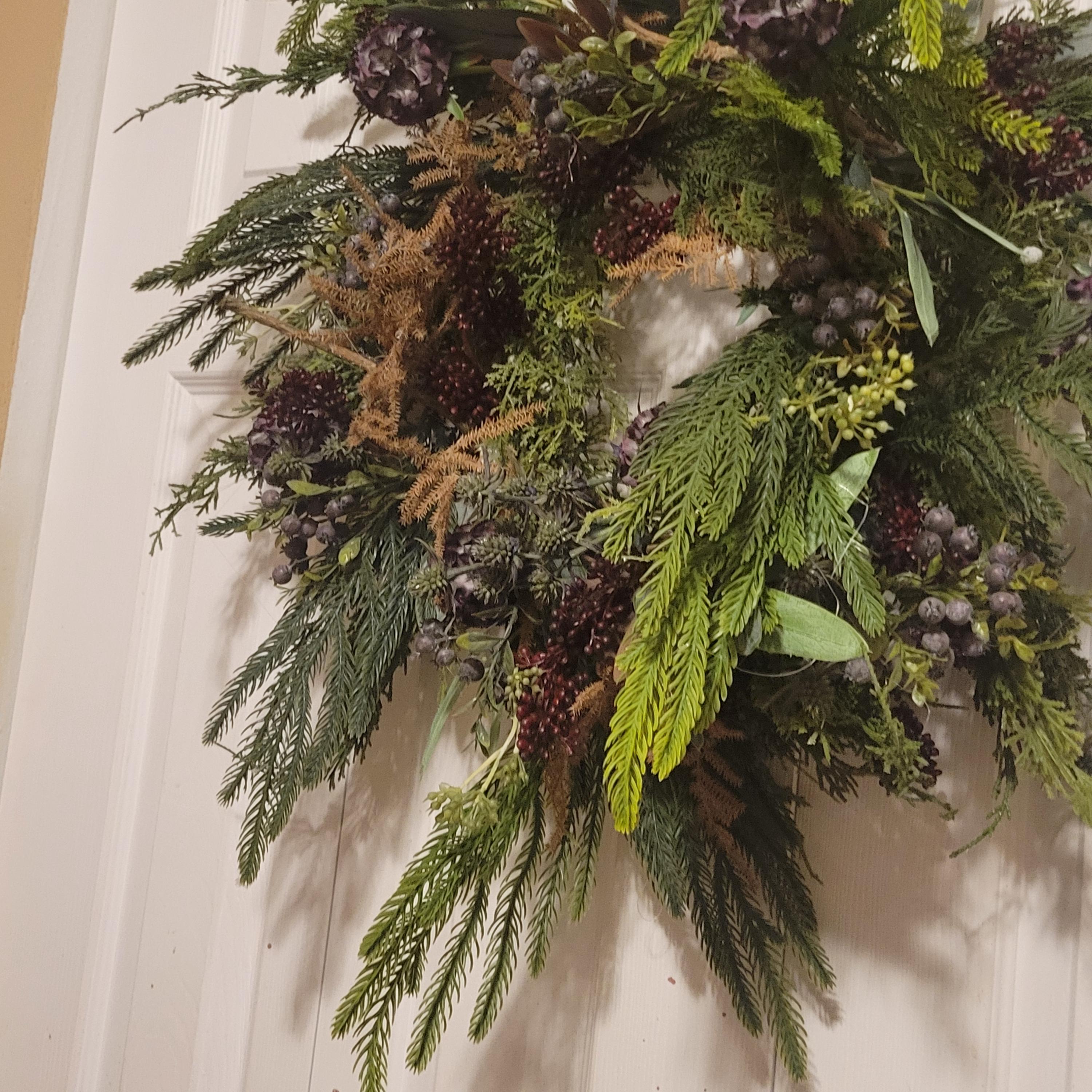 Everyday, Year Round, Winter Wreath, Not Christmas, XL Front Door ...