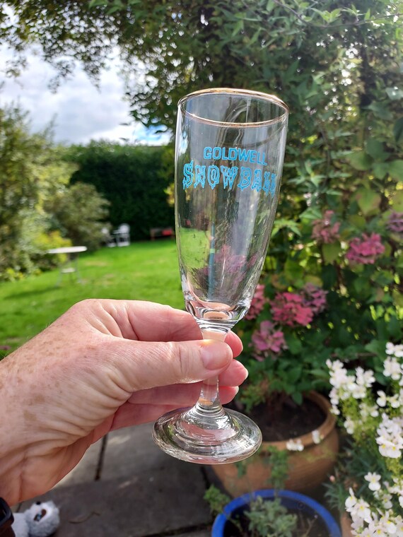 Vintage Goldwell Vintage Goldwell Snowball Flute Glass – Lola & SiDney main image 3
