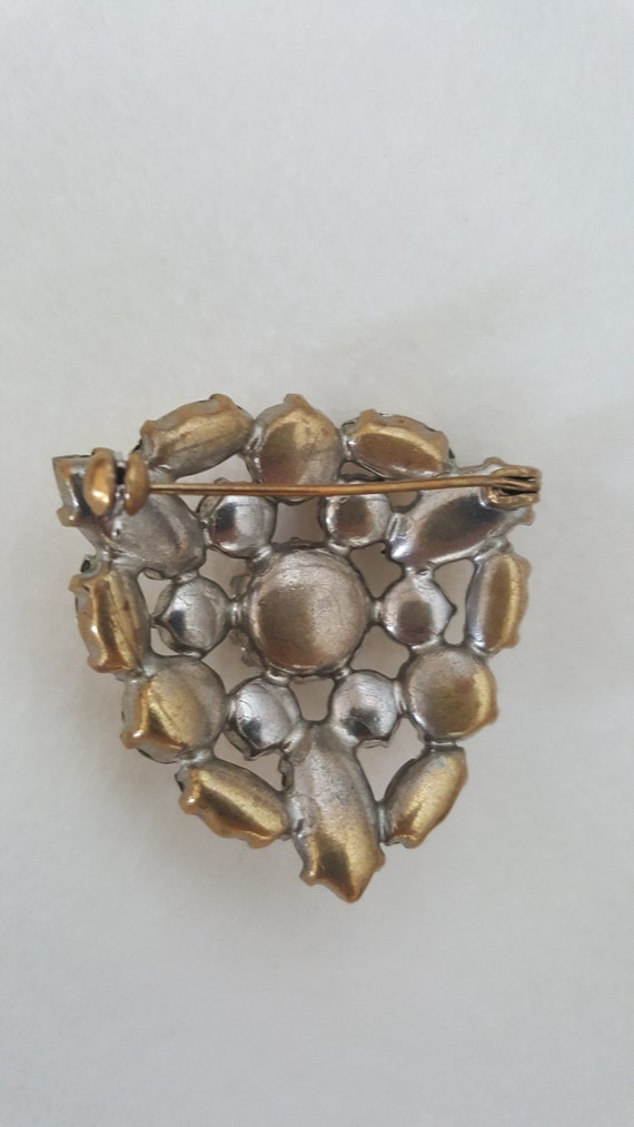 Stunning Sparkly Vintage Brooch. 1960's Glamour J… - image 4