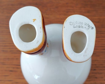 Vintage Walking Ware Lidded Pot: Carlton Ware Sugar Bowl With