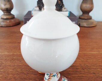Vintage Walking Ware Sugar Bowl or Preserves Pot. Vintage