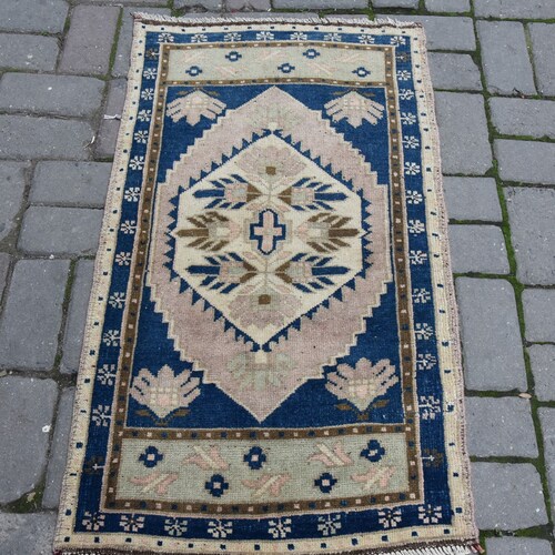 480- Door Mat Turkish Rug, 3.5