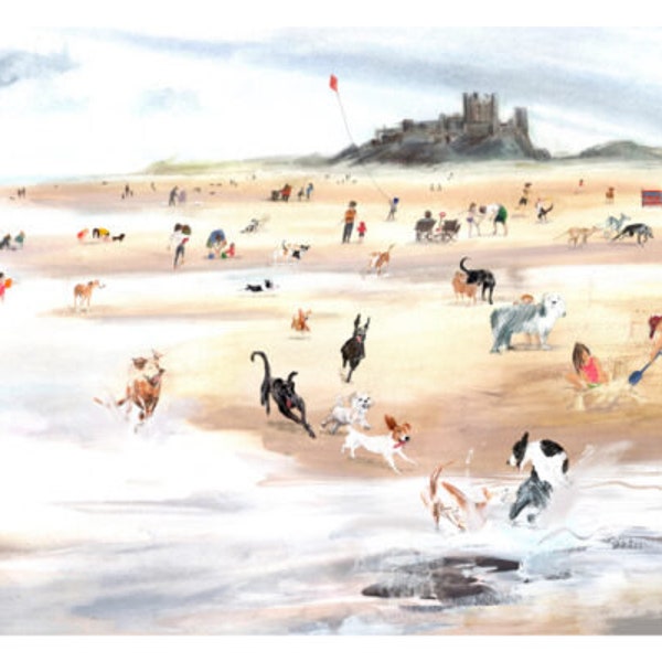 Busy Bamburgh - Jenny Bloomfield