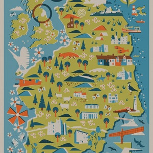 Northumberland : carte