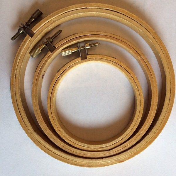 Wood Embroidery Hoop Etsy