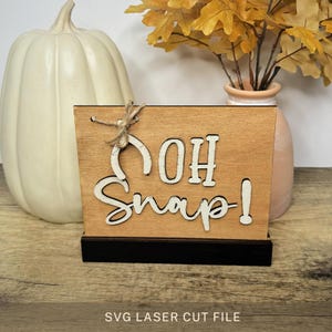 Fall Thanksgiving Turkey Tabletop Sign with Wishbone Charm Autumn Glowforge Laser SVG Cut File Instant Digital Download Gift for November
