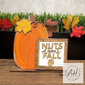 Fall PumpkinFrame for 4.25" Tiles, Fall Sign, Fall Glowforge, Fall Cut file, Fall SVG, Fall Decor, Glowforge, Fall Laser Files, Glowforge