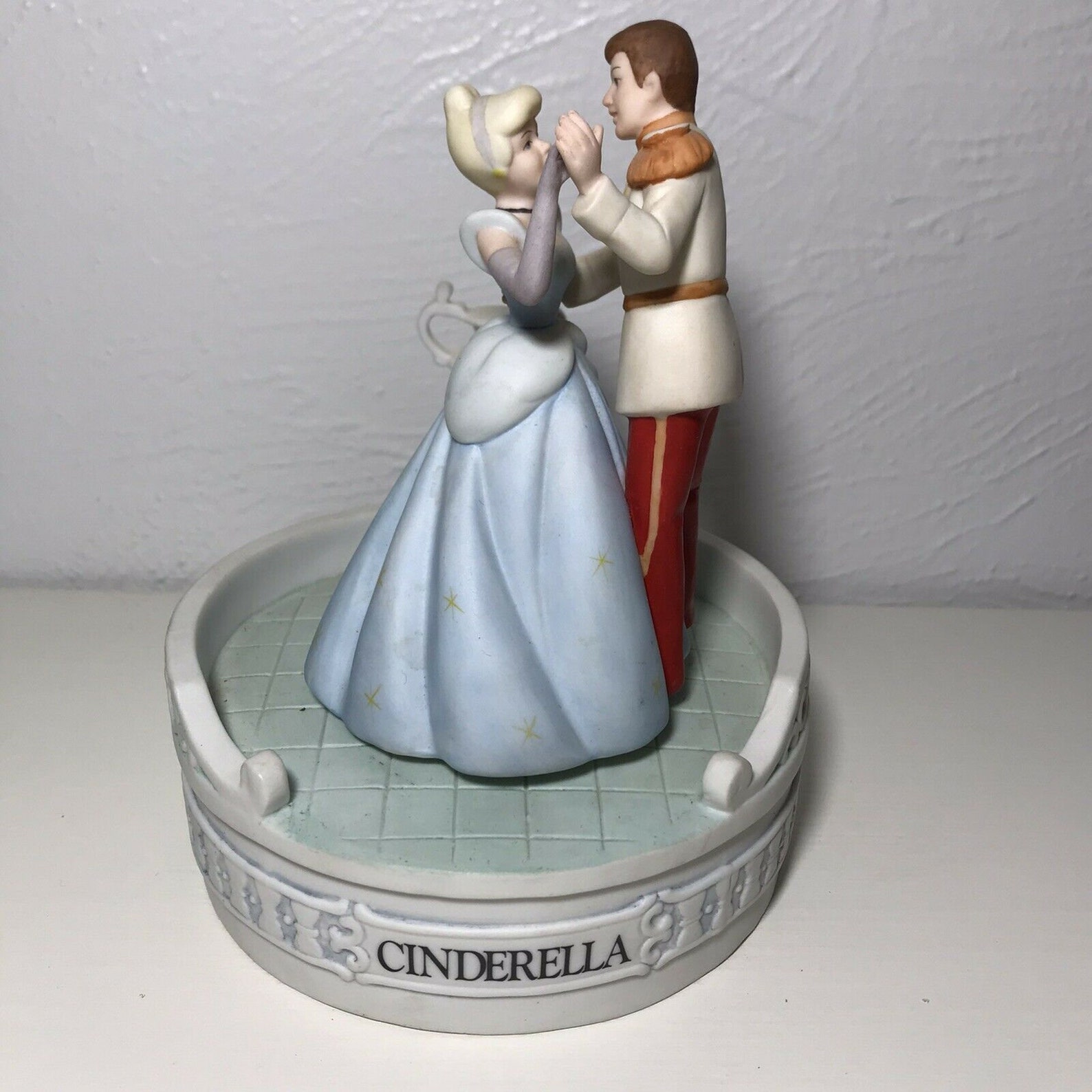 VTG Disney Cinderella Music Box Animated Figures Musical Etsy