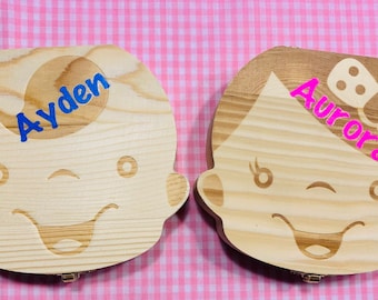 tooth box, tooth fairy box, personalized tooth box, baby keepsake box, baby memory box, personalized baby shower gifts,