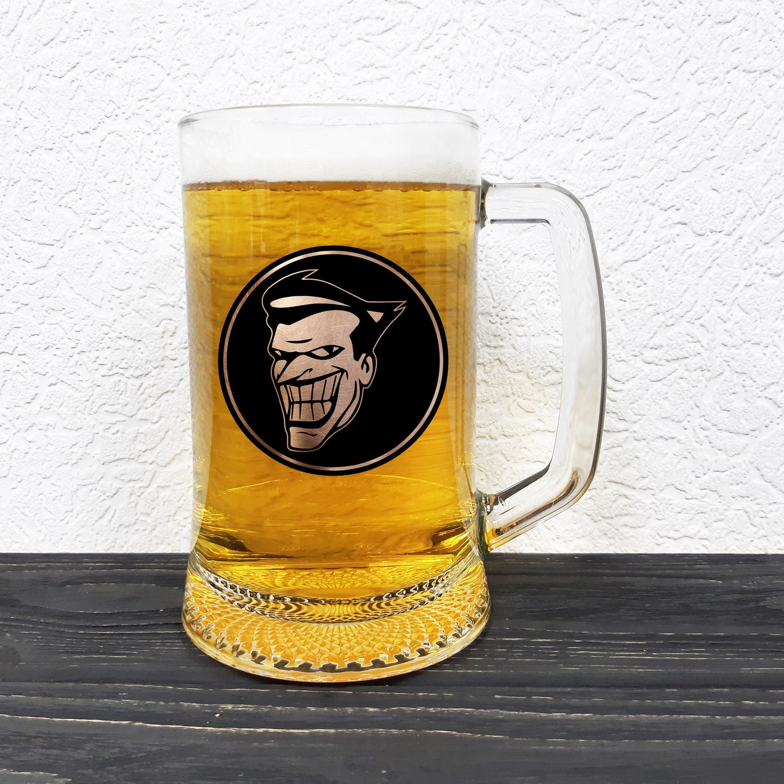 Joker Beer Mug Animated Mug Comics Stein Fathers Day Etsy