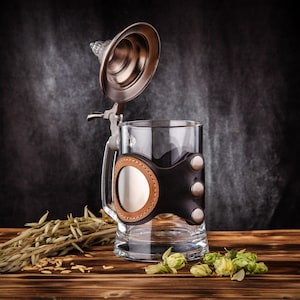 Final Fantasy Chocobo Beer Mug with Lid, Personalized Beer Glass, Custom Glassware, Beer Stein image 8