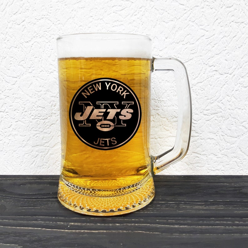 New York Jets Beer Mug American Football Beer Stein Gift Etsy