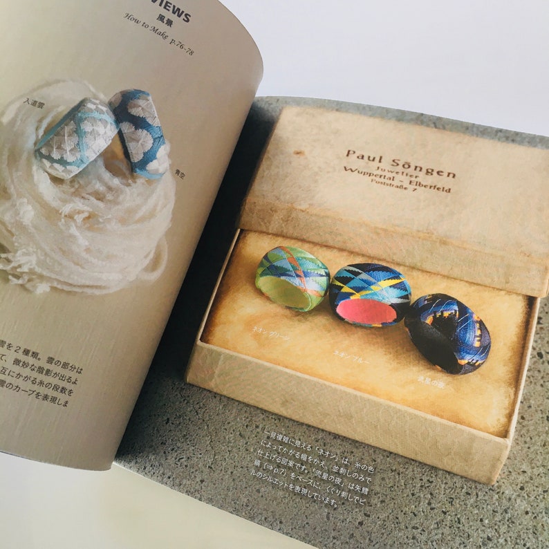 The Lovely Kaga Silk Thimble /japanese Embroidery Book / Etsy