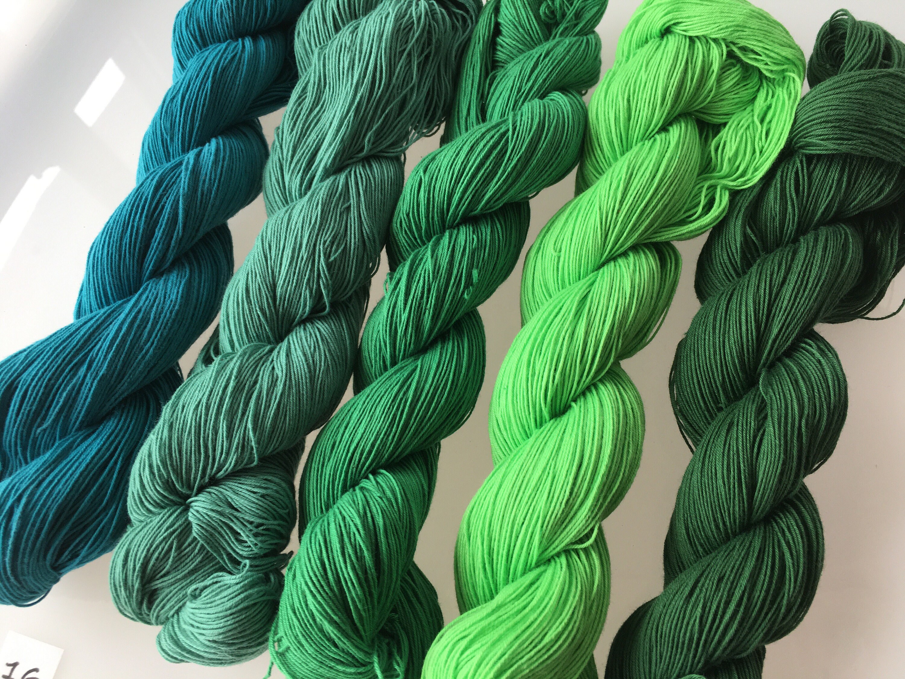 Sashiko thread 370M (404yds) Extra Large skein 40g Cotton 100%  green colors/for kumihimo braid/Volume price For heavy user!/ made in JAPAN