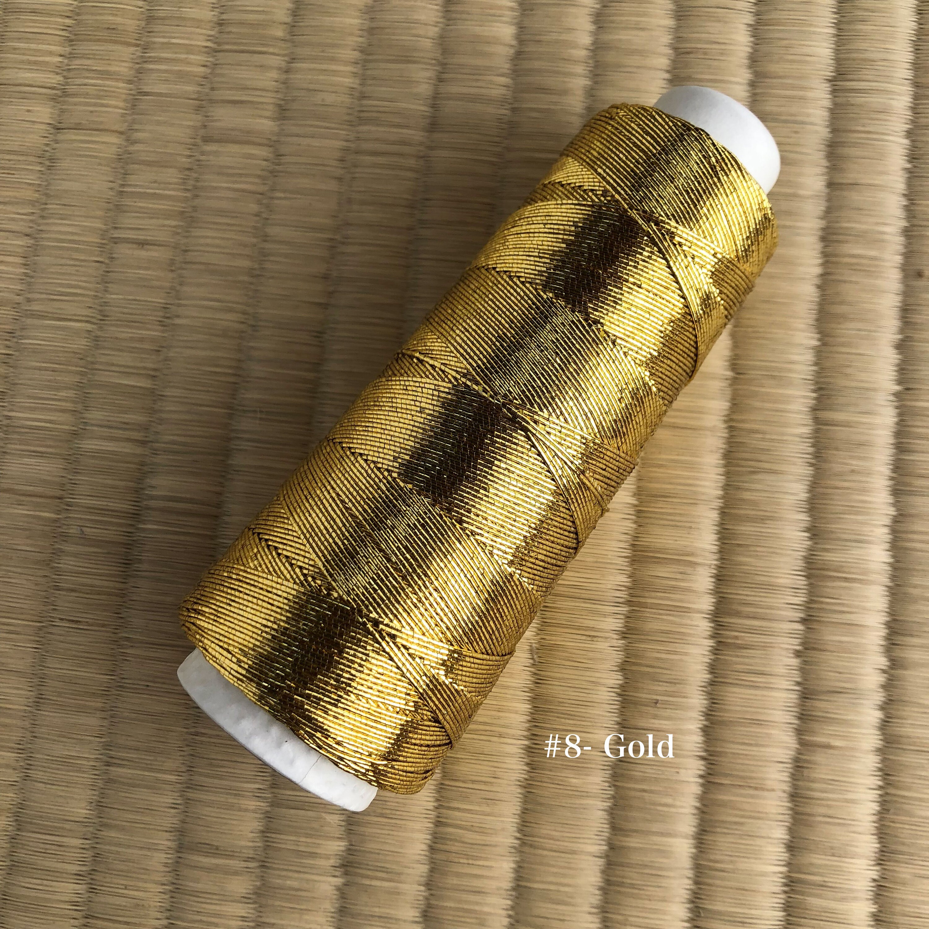 Japanese High-quality THICK Embroidery Thread Cord Gold Japanese High-quality THICK Embroidery Thread Cord Gold