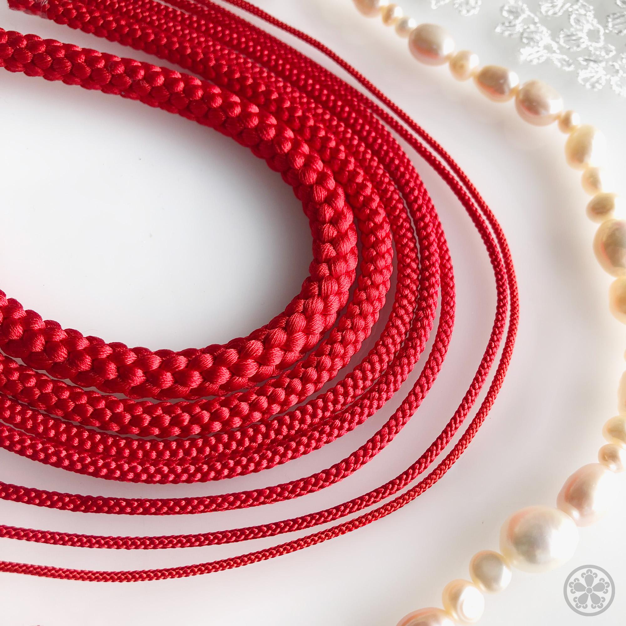 アクセサリー kinomi Japanese Silk Kumihimo Cord for jewellery Making – 2mm Braided