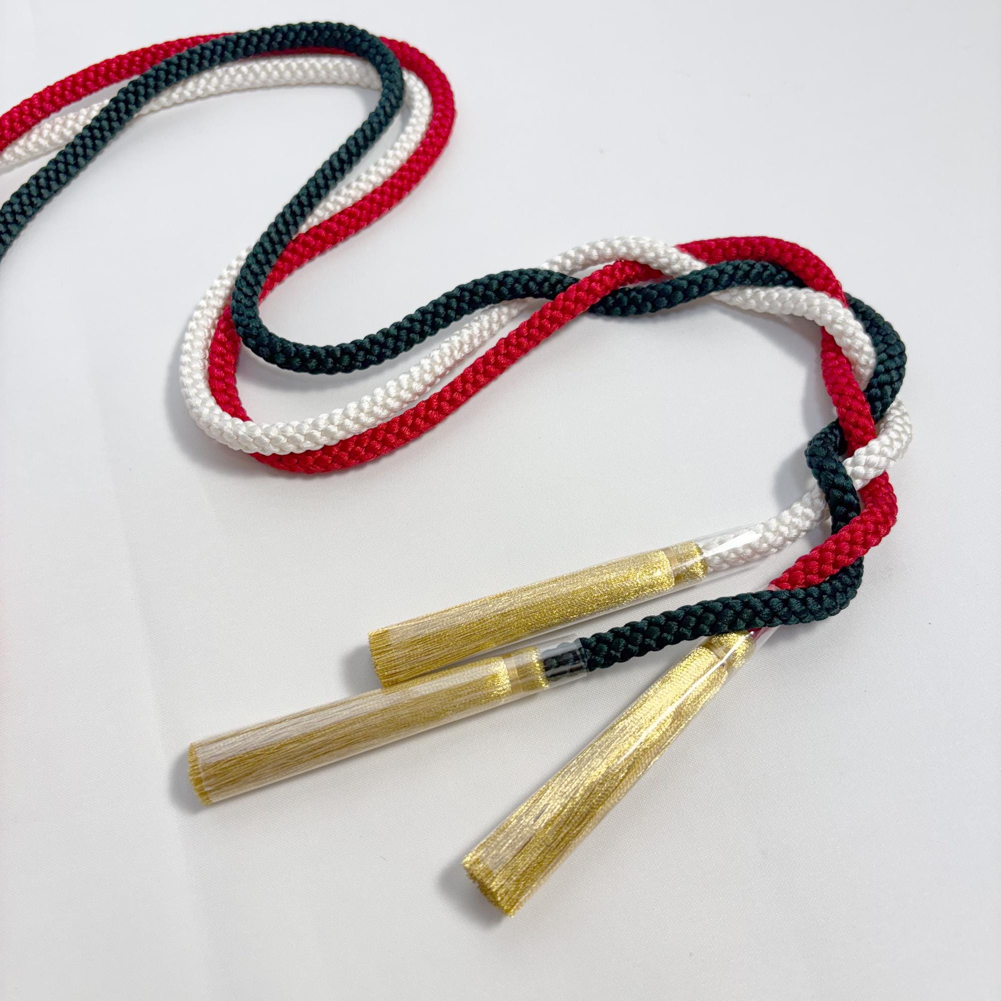 Silk Round Braided Cord Japanese Husahimo Kumihimo 7mm Width 180cm