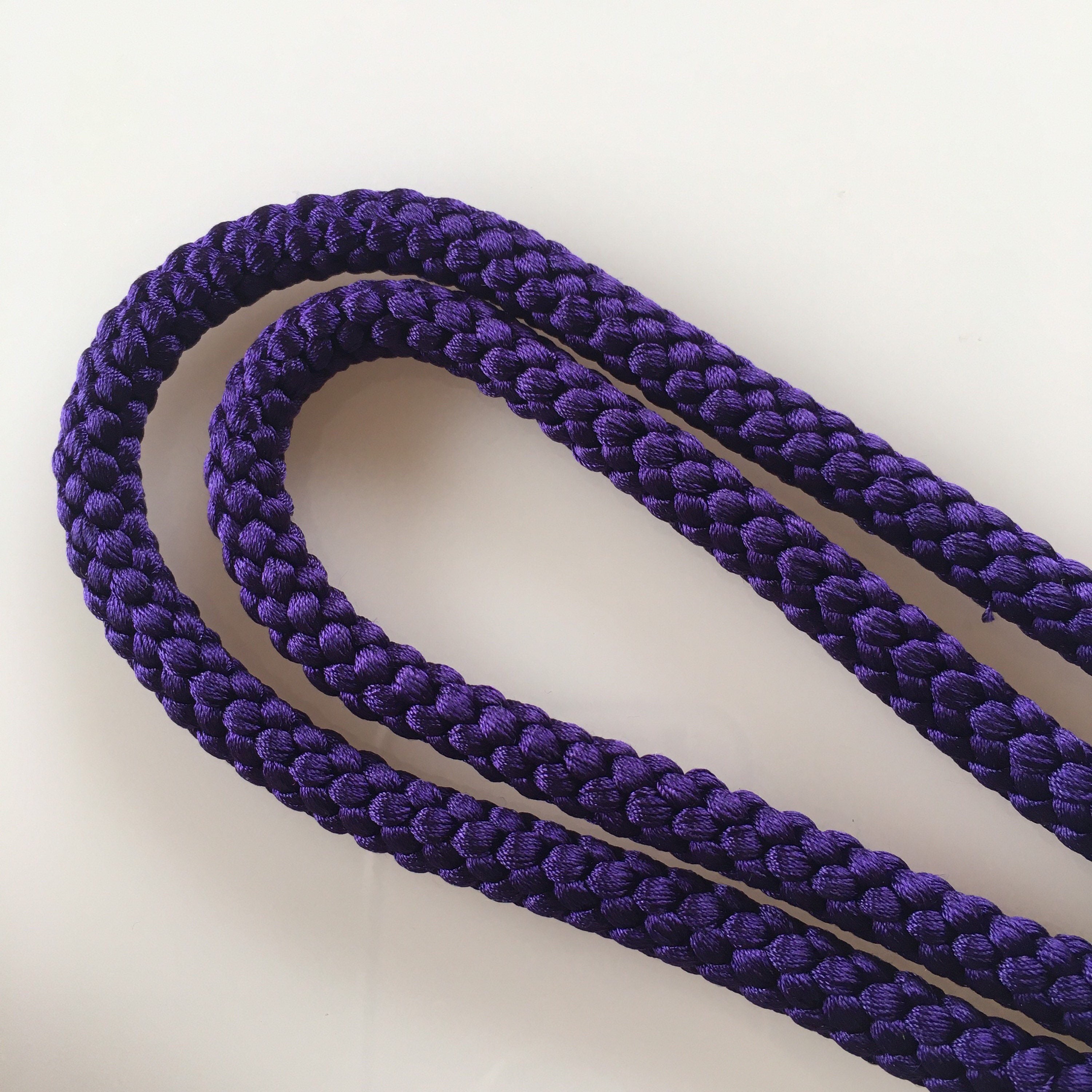 Silk Round Cord Kumihimo 7mm 1m Japanese Silk Cord Etsy UK