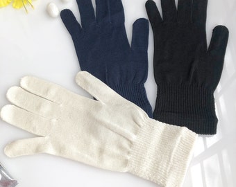 Mulberry Silk Sleeping Gloves for Hand Care 