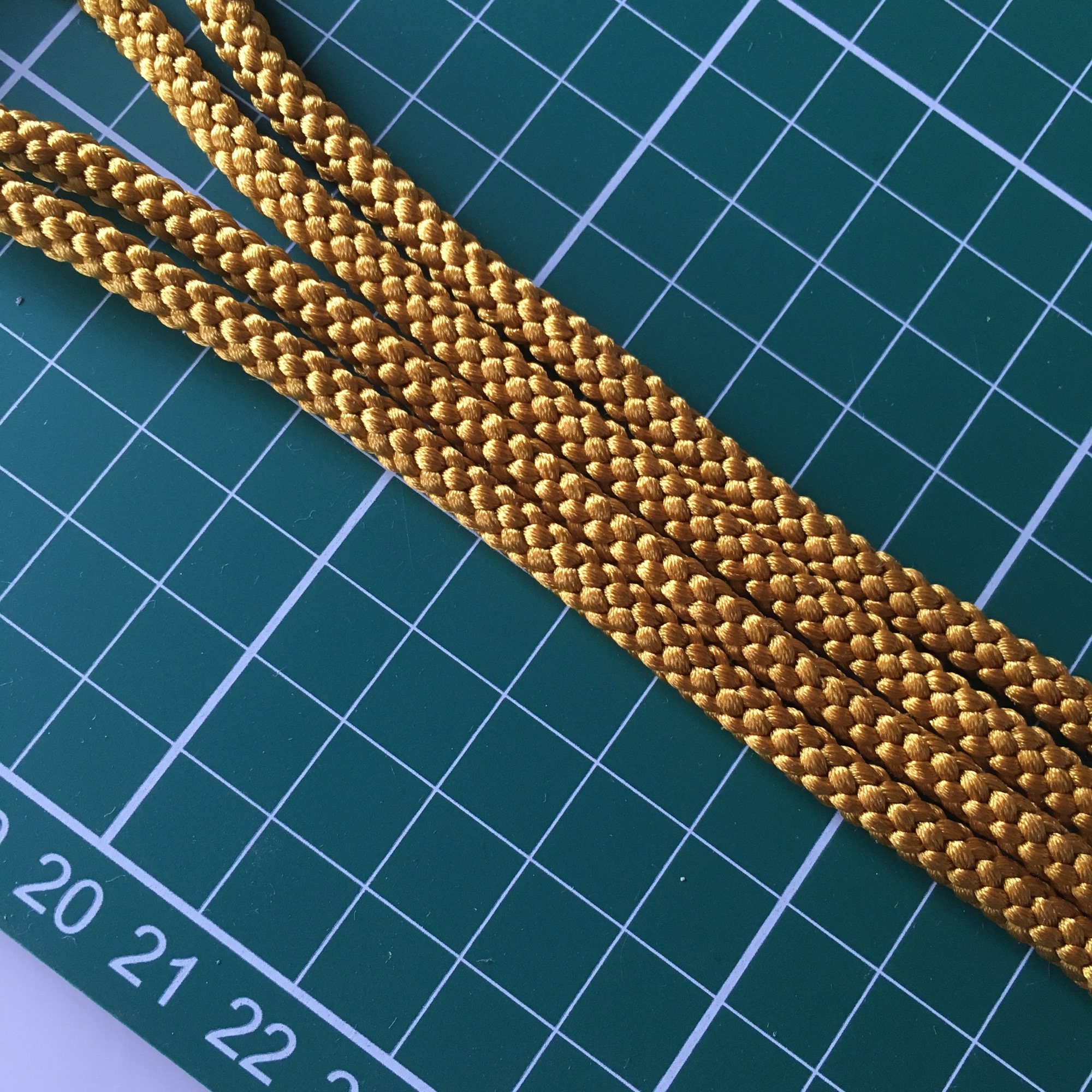 Silk Round Braided Cord Kumihimo 5mm Japanese Silk Cord 