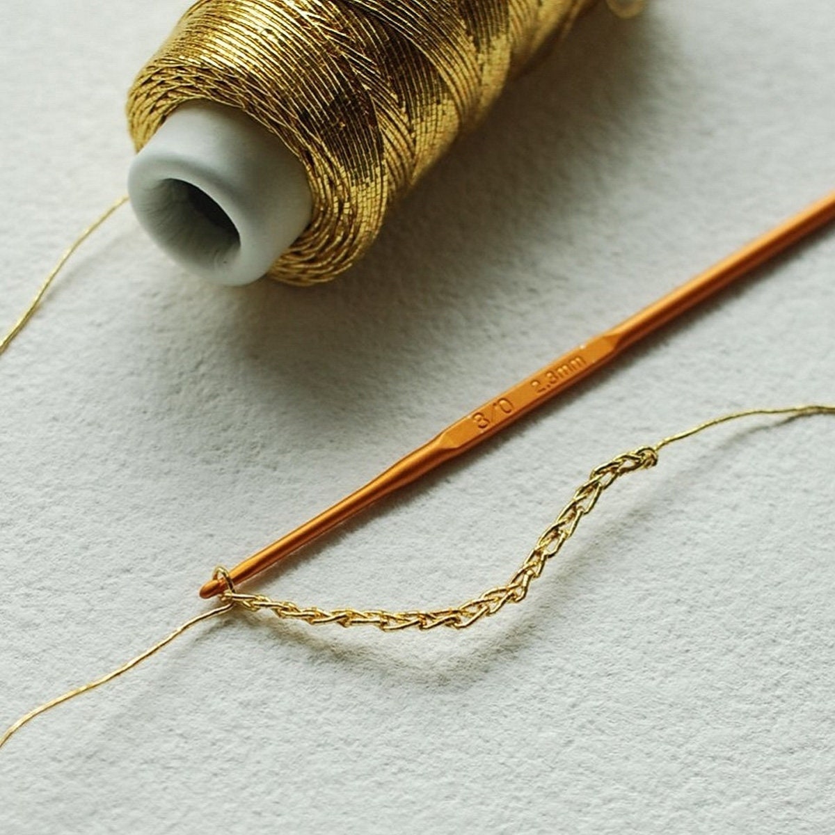 Japanese High-quality THICK Embroidery Thread Cord Gold