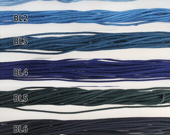 小物・アクセサリー Michito Silk Kumihimo 7mm With Tassel Ends THICK Japanese Silk Cord