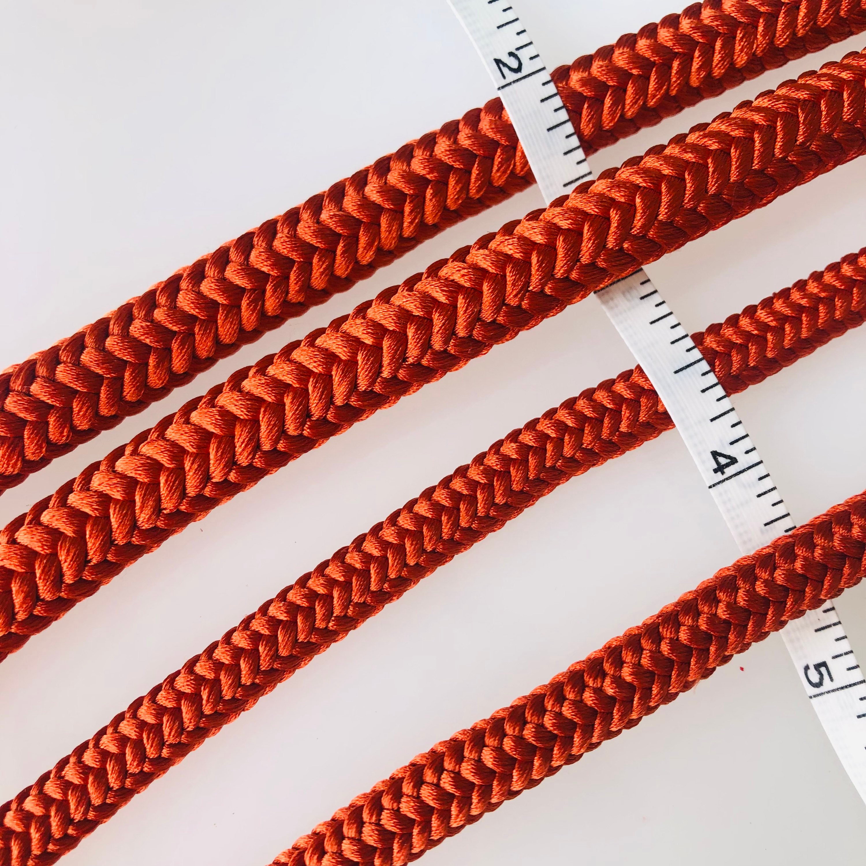 Silk Round Braided Cord Kumihimo 10mm 100cm THICK Japanese