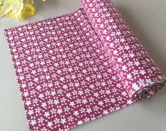 Japanese tenugui towel fabric  Japanese traditional pattern "Sakura Cherry blossoms"  /Cotton 100% / Made in Japan / 900cmx 33cm