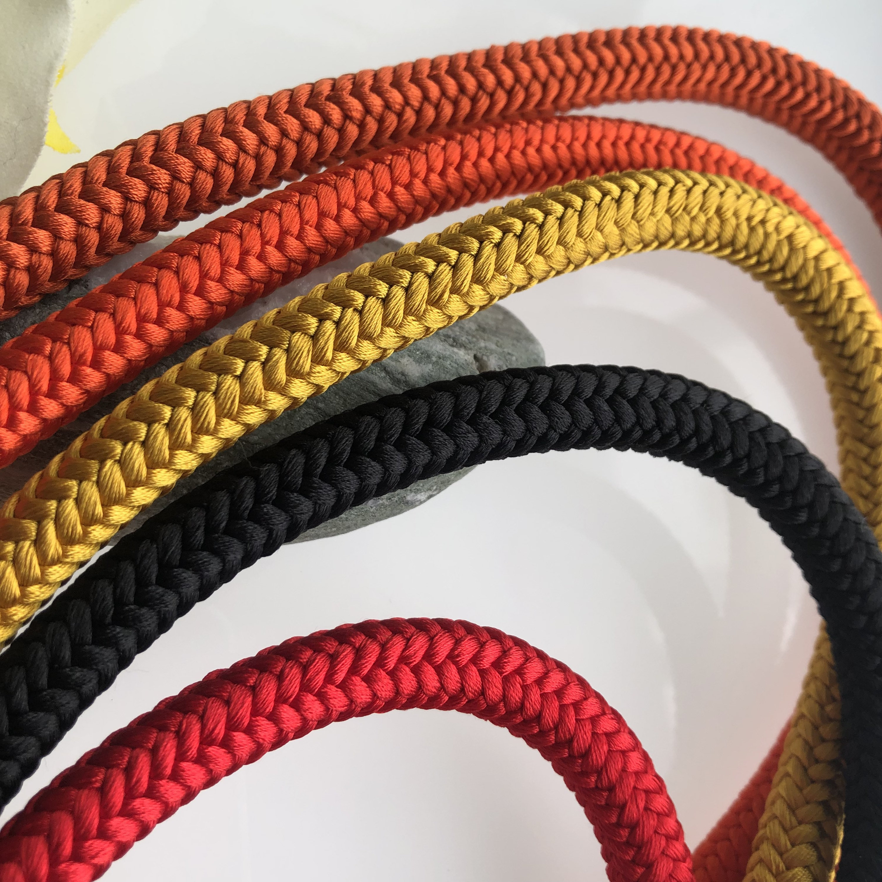 Silk Round Braided Cord Kumihimo 10mm 100cm THICK Japanese