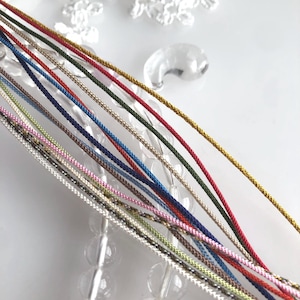 Premium Silk Kumihimo Cord 0.8mm – Authentic Japanese Braid for Elegant Jewelry/for Minimalist jewelry /sturdy silk cord for beading 8strand
