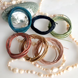 Silk 2 color braided cord kumihimo 1mm 2meters Japanese silk cord "youkaku" 8 strand braid/for Minimalist jewelry MADE in JAPAN