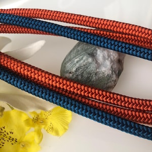 Silk round braided cord kumihimo 7mm 100cm THICK Japanese silk cord "Kara-uchi-himo" 16 strand braid/MADE in JAPAN